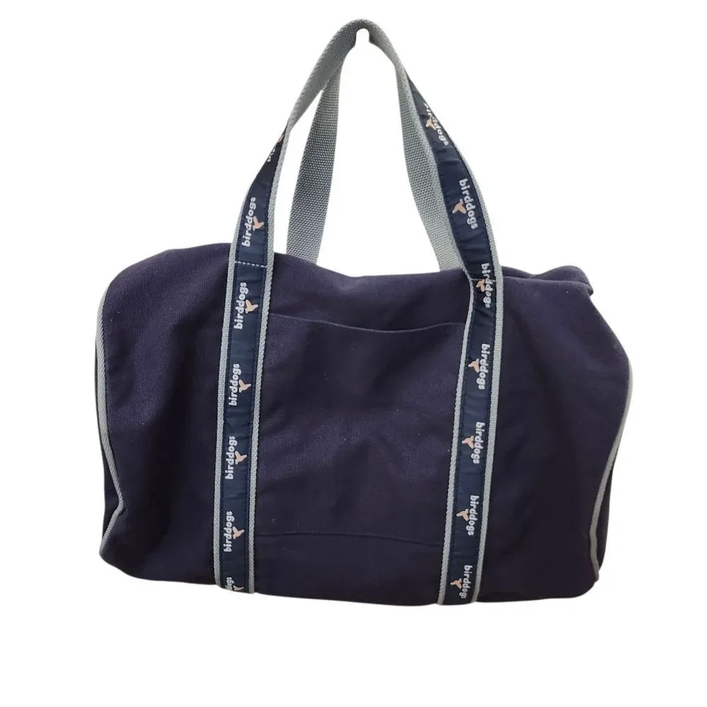Birddogs Sport Duffel Canvas Gymn Travel‎ Full Zip Bag